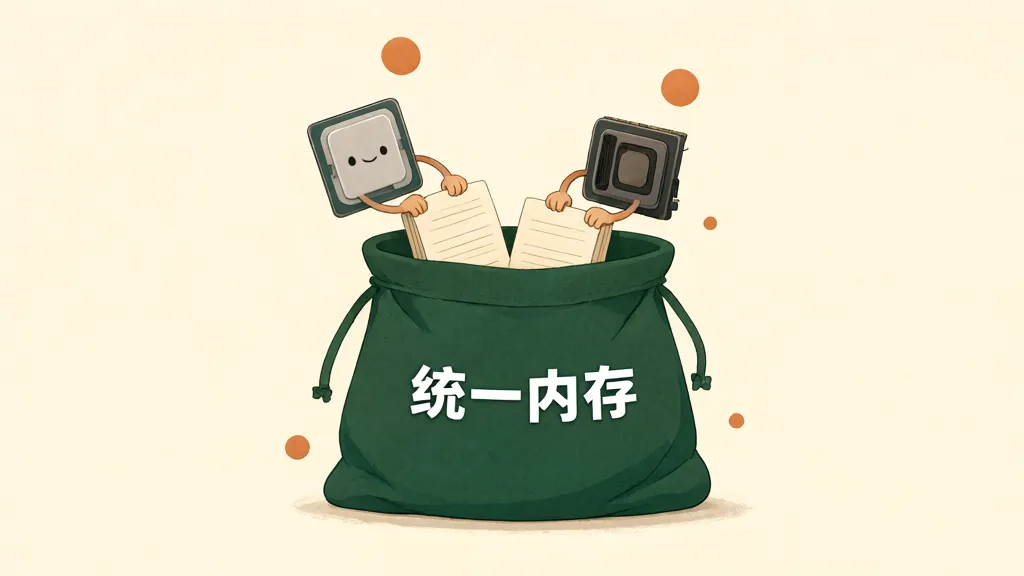 统一内存：一个口袋两家共用，谁要用直接拿